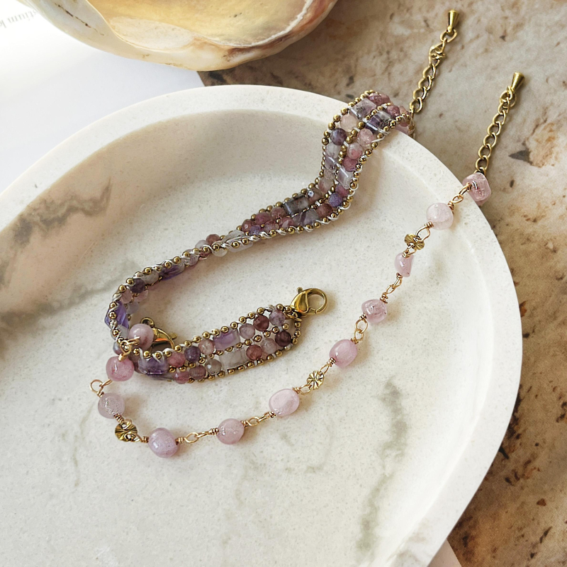 Bracciale Lepidolite Violacea — Per Portare Con Te un Intenzione — foto 2