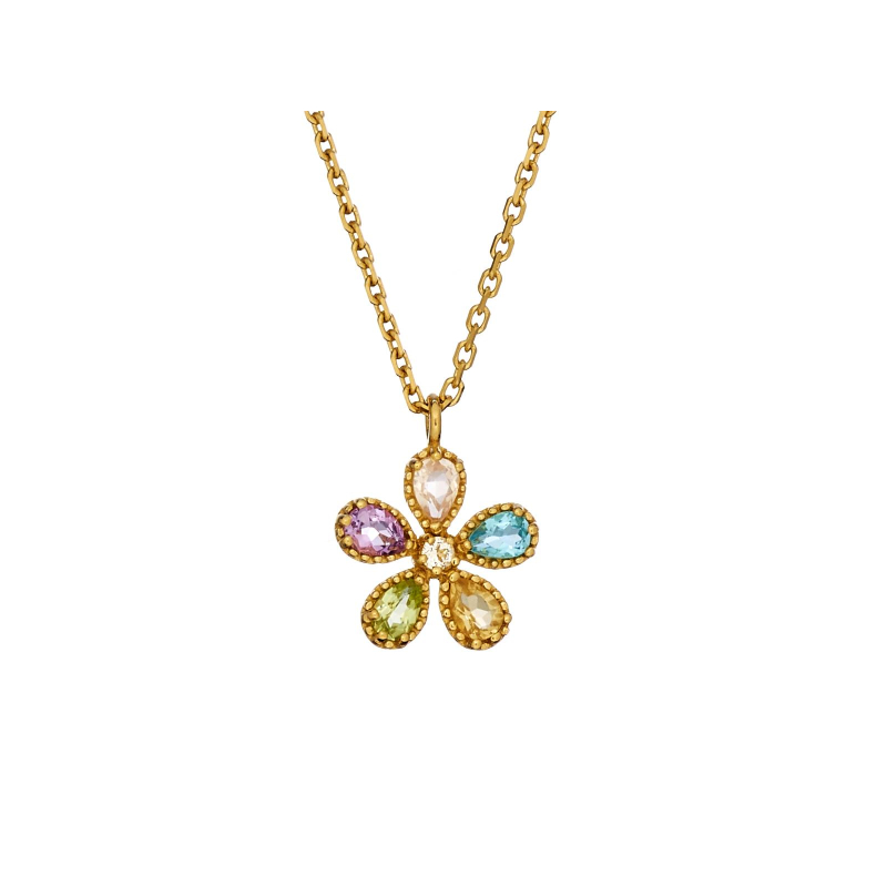 Collana fiore multicolore — per indirizzare le tue giornate