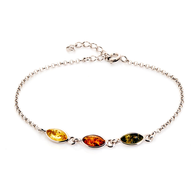 Bracciale ambra multicolore — per racchiudere i tuoi sogni