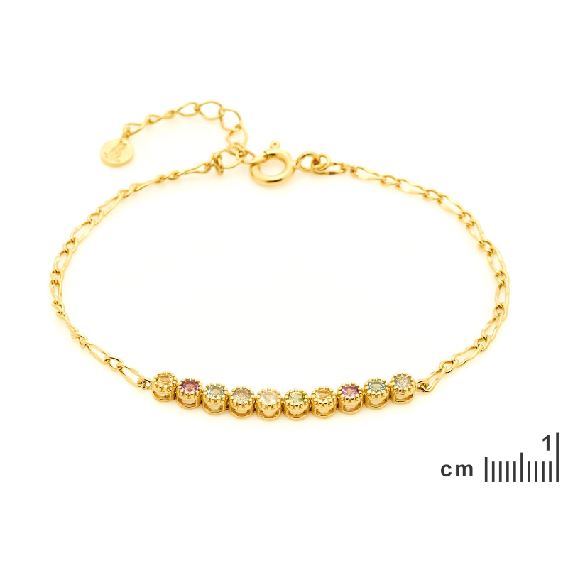Bracciale multicolore tonda — per evocare l'essenza naturale — foto 1