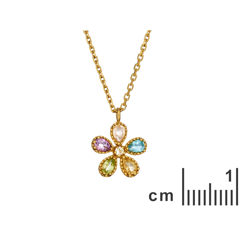 Collana fiore multicolore — per indirizzare le tue giornate — foto 1
