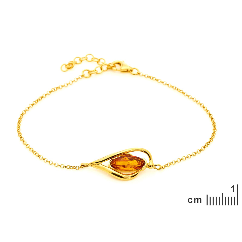 Bracciale ambra cognac — per evocare ricordi speciali — foto 1