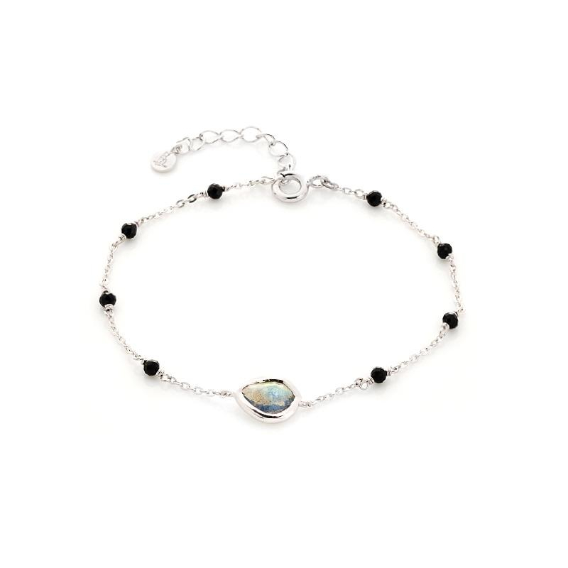 Bracciale labradorite e spinello — per evocare ricordi speciali — foto 1