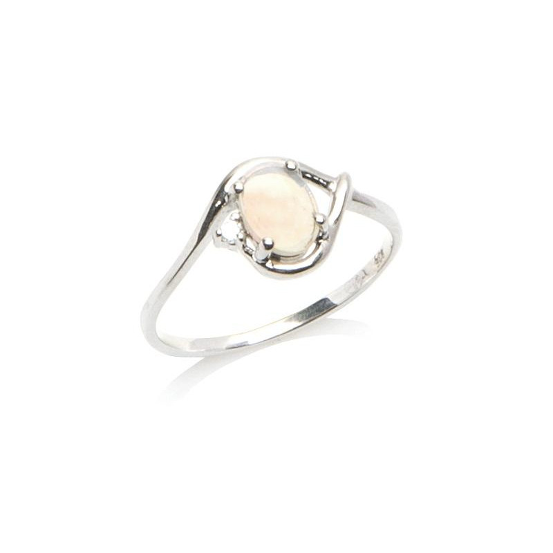 Anello opale zirconio — per racchiudere l'essenza