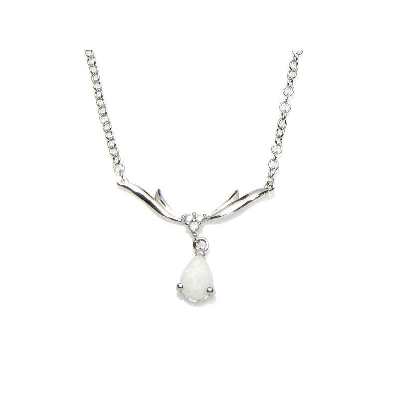 Collana opale e zirconio — per racchiudere l'essenza