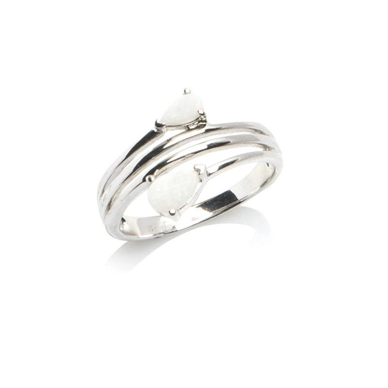 Anello opale bianco — per racchiudere l'essenza della natura