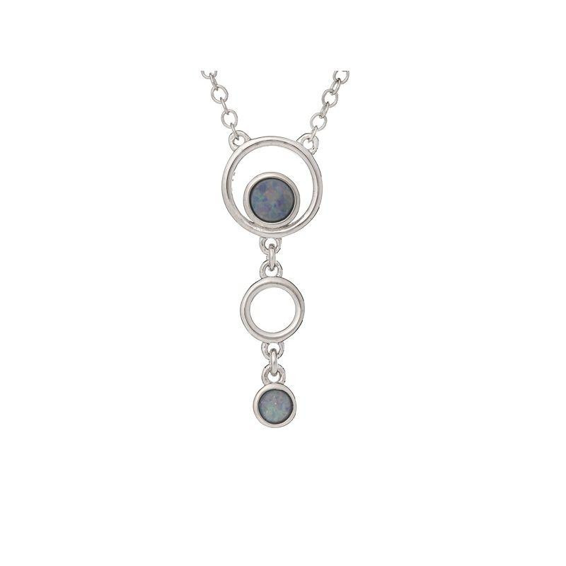 Collana opale blu — per trasportare la profondità del mare