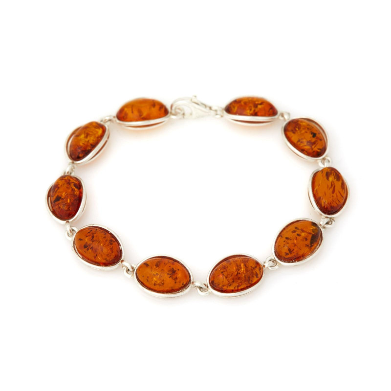 Bracciale ambra cognac — per raccontare la tua storia