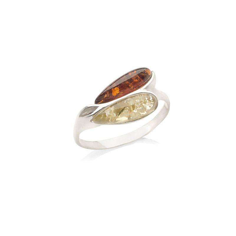Anello ambra multicolore — per legare il ricordo