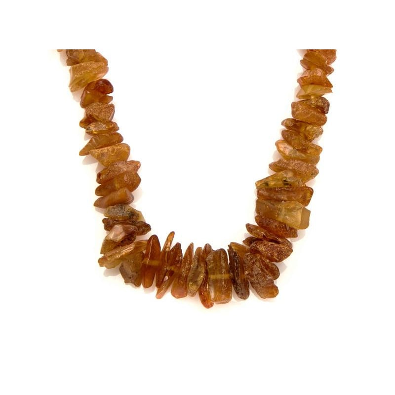 Collana ambra cognac — per portare la luce del Mar Baltico