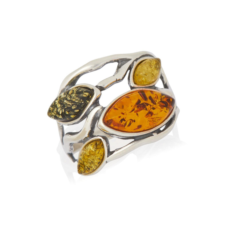 Anello ambra multicolore Baltico — per custodire i tuoi ricordi
