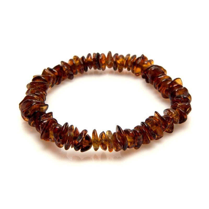 Bracciale ambra cognac — per custodire i ricordi