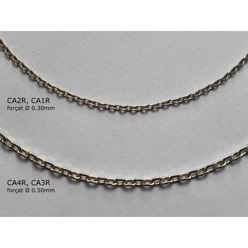 Catena in argento rodiato 925/1000 — per onorare la tua essenza