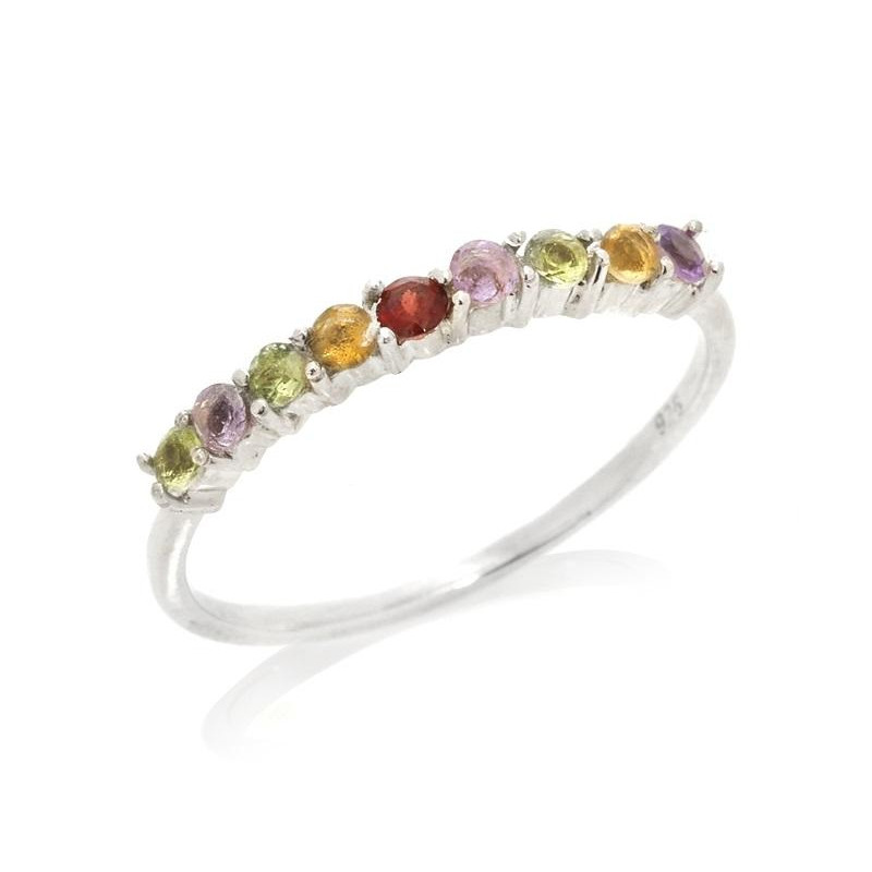 Anello pietre naturali multicolor — per esprimere la tua essenza (cod. 8999)