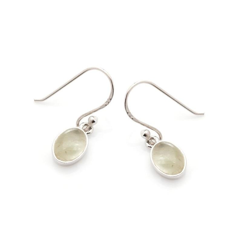 Orecchini prehnite verde — per evocare la natura