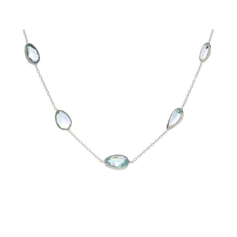 Collana topazio azzurro — per evocare la serenità