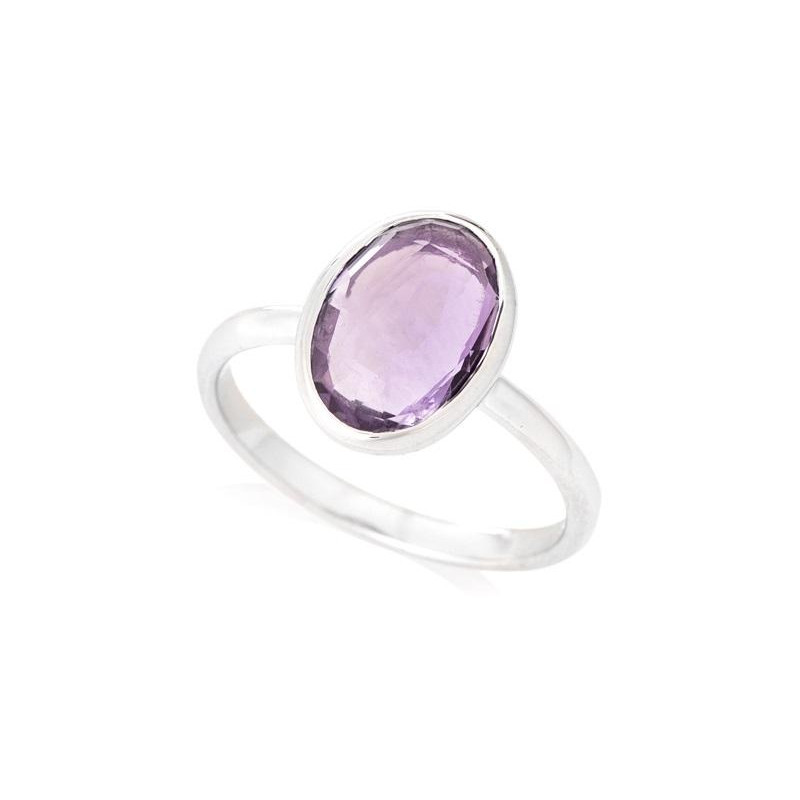 Anello ametista viola naturale — per portare l'intensità del tuo spirito