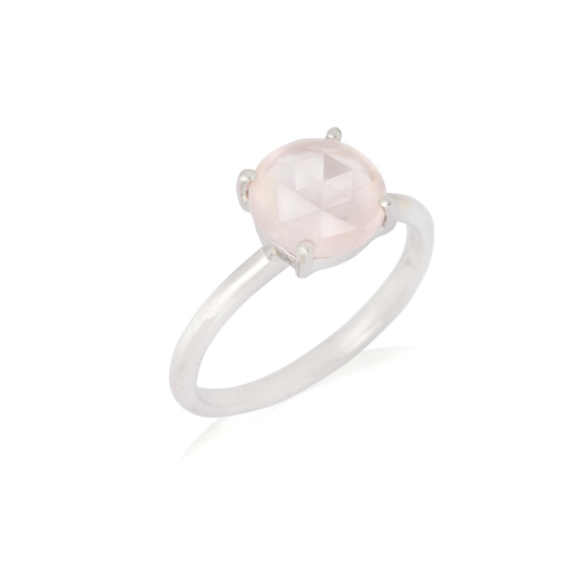 Anello quarzo rosa — per trasmettere amore (cod. 9054)
