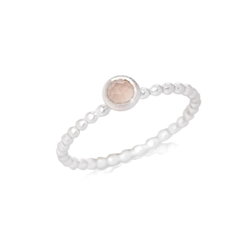 Anello quarzo rosa — per condividere l'amore
