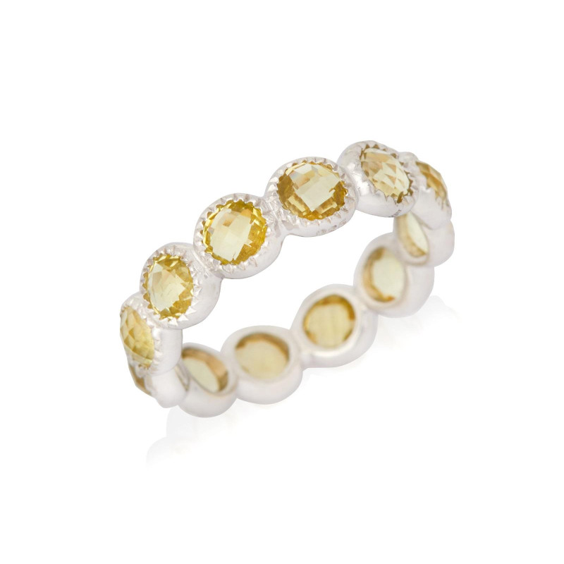 Anello quarzo giallo — per evocare riflessioni interne
