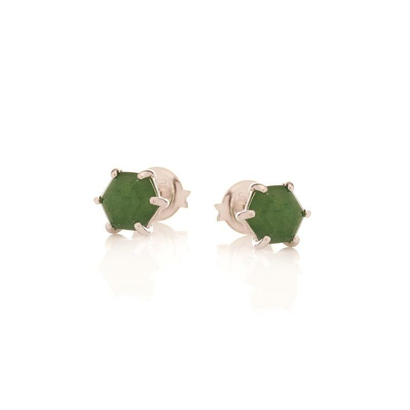 Orecchini avventurina verde — per evocare la natura (cod. 9146)