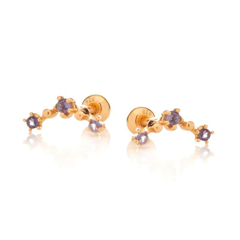 Piercing iolite blu naturale — per illuminare il tuo cammino