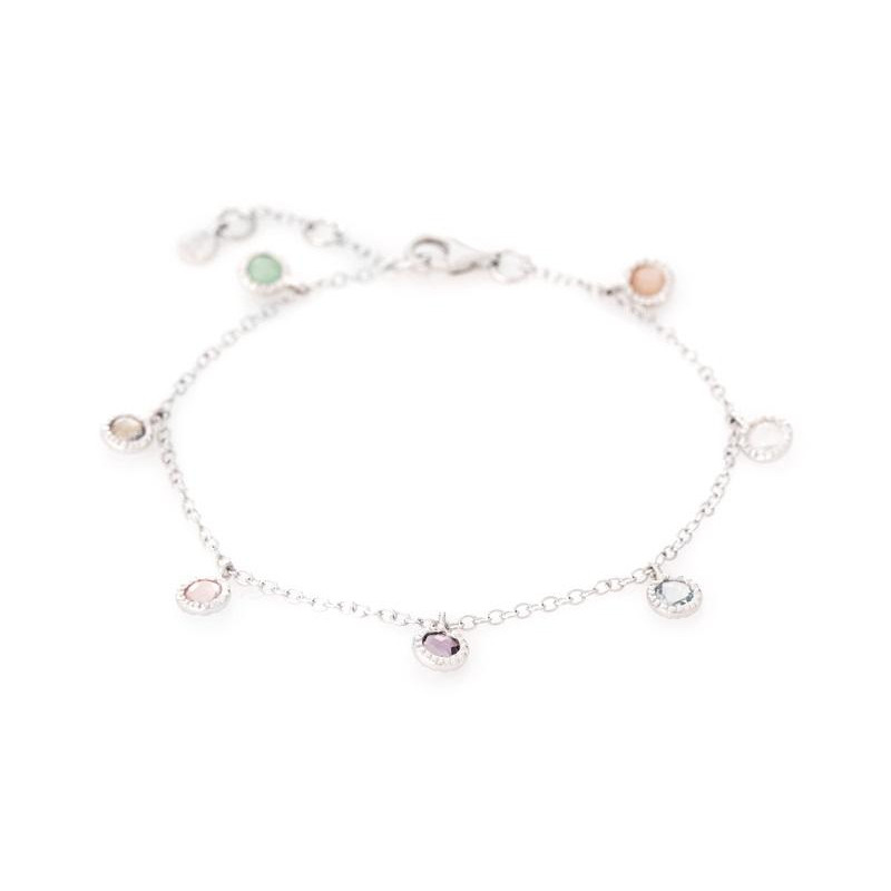 Bracciale multicolori in argento 925 — per evocare i tuoi sogni