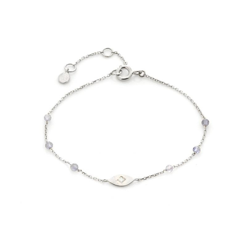 Bracciale Luna e Iolite — Per luce interiore