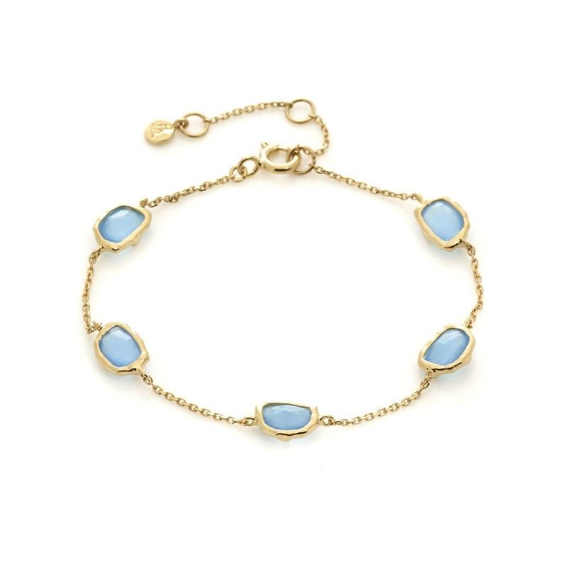 Bracciale calcedonia blu — per custodire i tuoi sogni