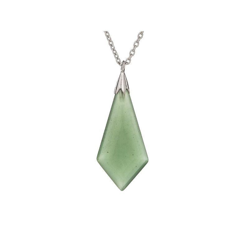 Collana goccia avventurina verde — per vivere l'avventura