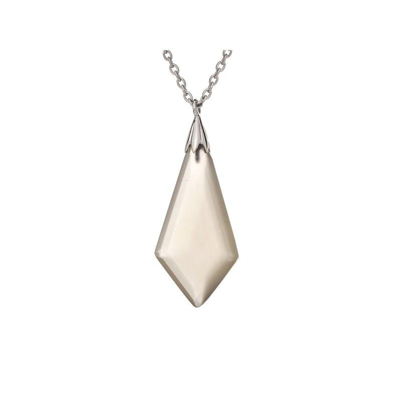 Collana goccia pietra bianca — per portare con te la luce