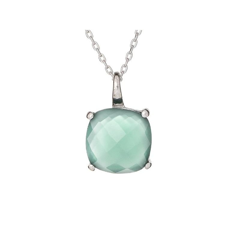 Collana cuscino ametista verde — per onorare la natura