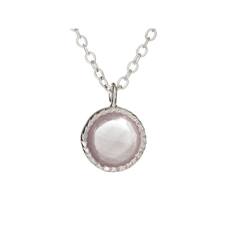 Collana Quarzo Rosa — Per sentire il tuo amore
