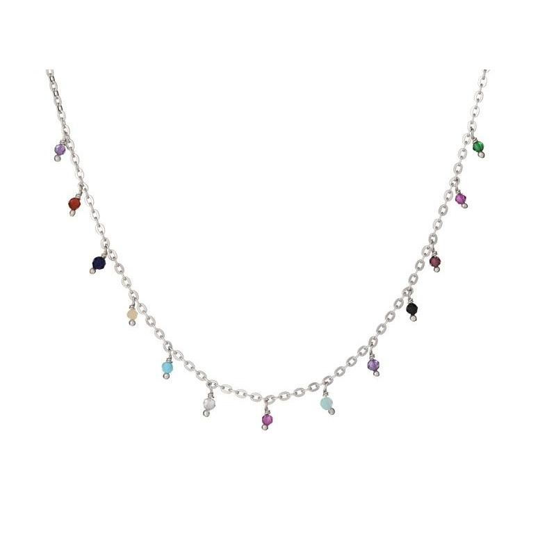 Collana multicolori pietre — per portare con te un'intenzione