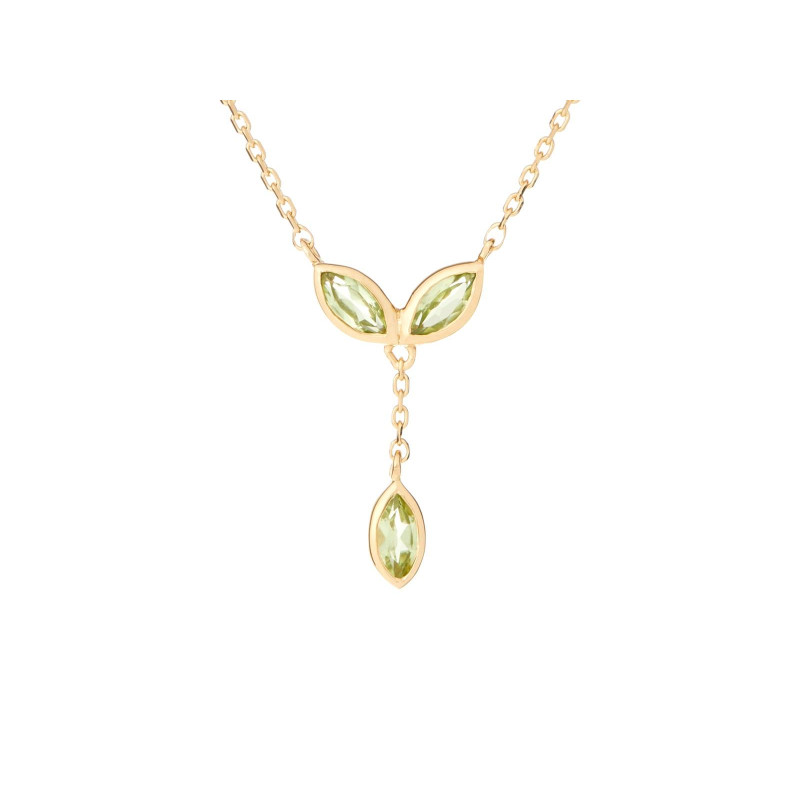 Collana peridoto verde — ricordo della natura