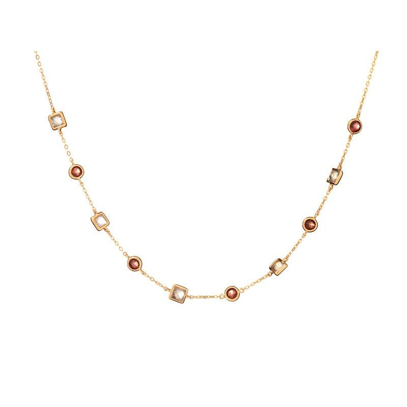 Collana granato e labradorite — per affascinare chi sei