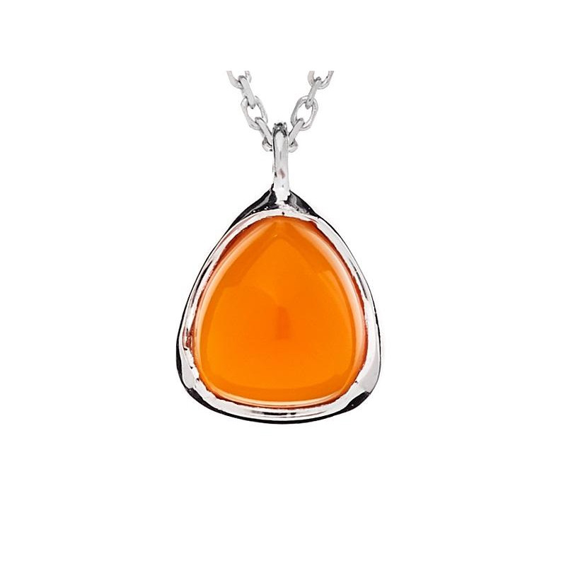Collana triangolo arancione — per ricordare il sole