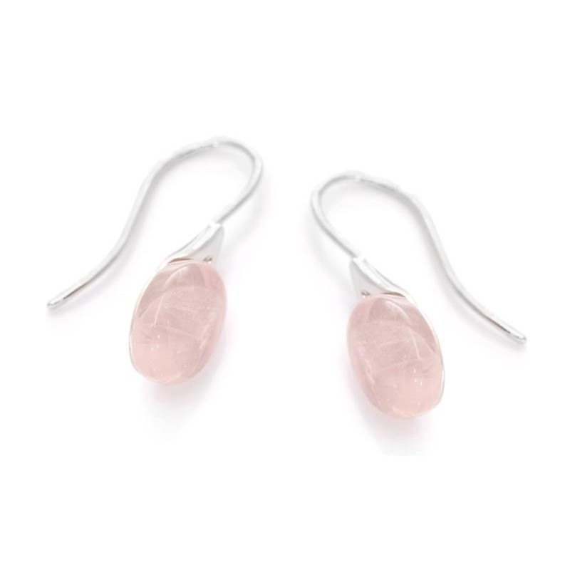 Orecchini quarzo rosa — per illuminare i tuoi ricordi