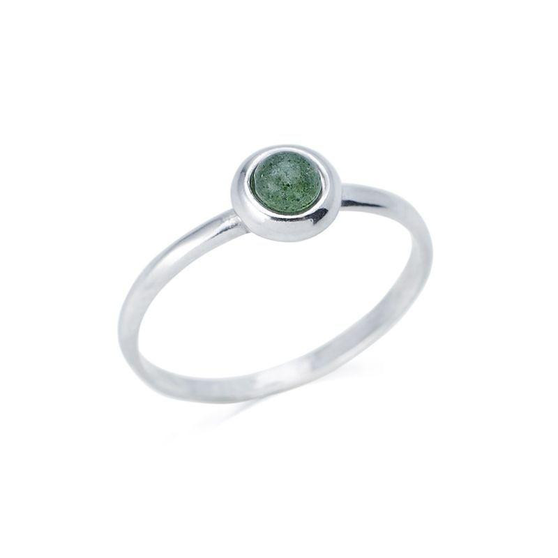 Anello avventurina verde — per vivere l'avventura