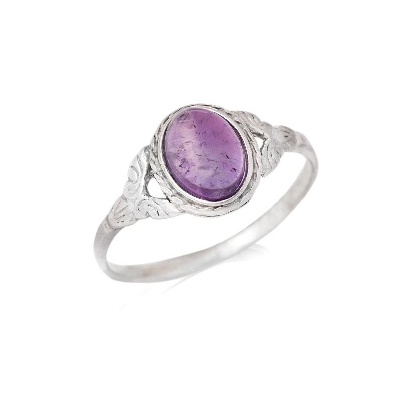 Anello ametista viola — per evocare l'essenza del cielo notturno