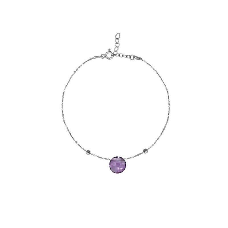 Bracciale ametista viola — per racchiudere l'intensità