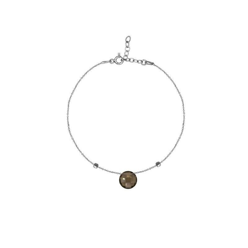 Bracciale quarzo fumé — per portare l'essenza del giorno
