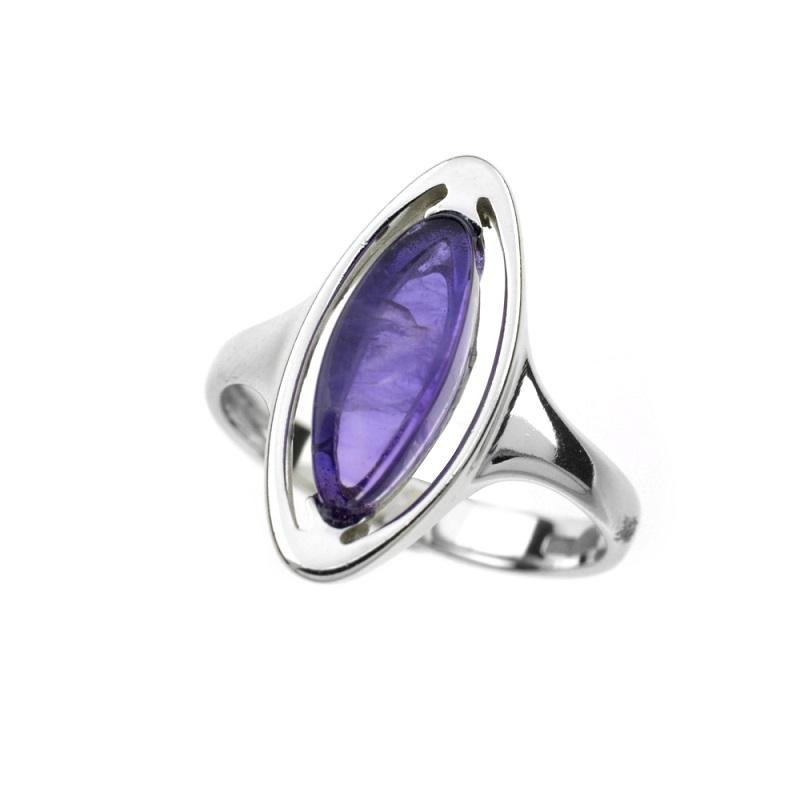 Anello ametista viola — per trasmettere l'essenza