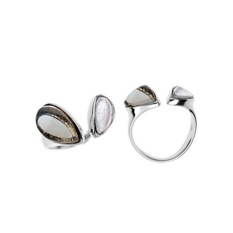 Anello quarzo rosa – fumé — per trasmettere amore