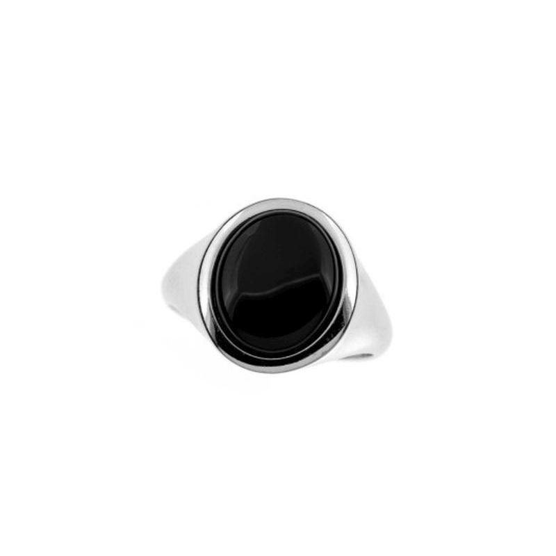 Anello agata tinta nera — per portare l'incredulità