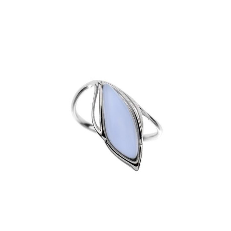 Anello agata laccio blu naturale — per trasmettere eleganza