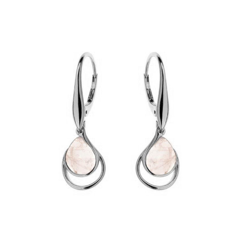 Orecchini quarzo rosa — per evocare dolcezza