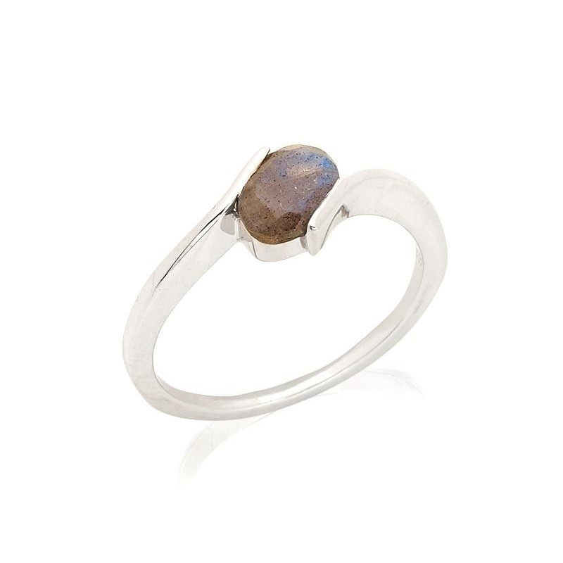 Anello labradorite multicolore — per portare l'essenza del tricolorismo