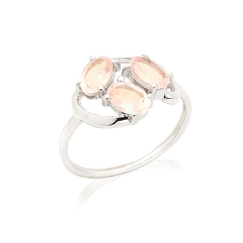 Anello quarzo rosa — per trasmettere amore (cod. 9586)