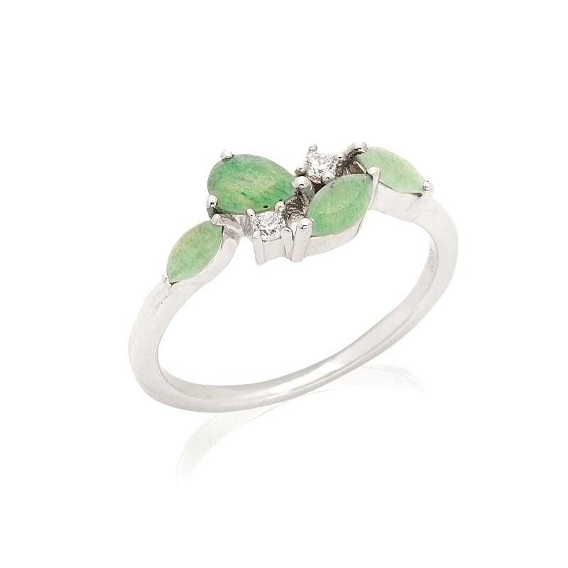 Anello avventurina verde — per raccontare storie verdi